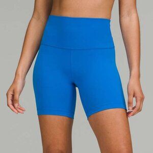 lululemon Wunder Train High-Rise Short 6" in Poolside